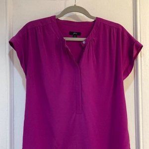 Short sleeve silk blouse (J. Crew)
